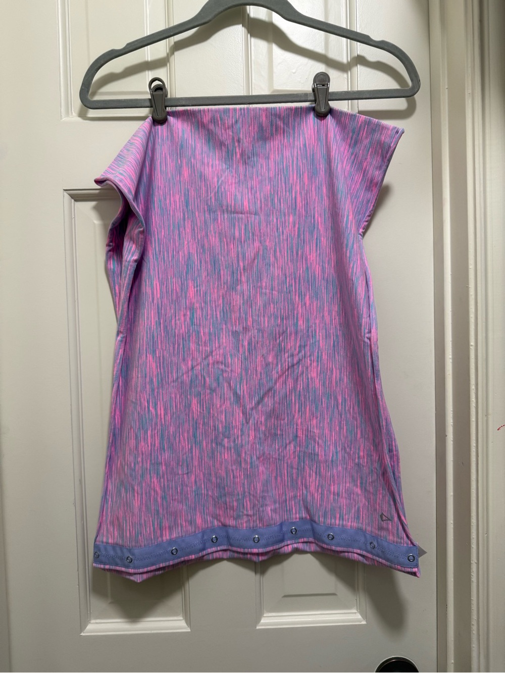 Ivivva by Lululemon Convertible Infinity Scarf Wrap | Pink Blue Space Dye OS